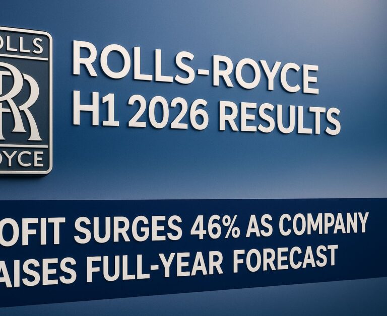 Rolls-Royce H1 2026 Results: Profit Surges 46% as Company Raises Full-Year Forecast