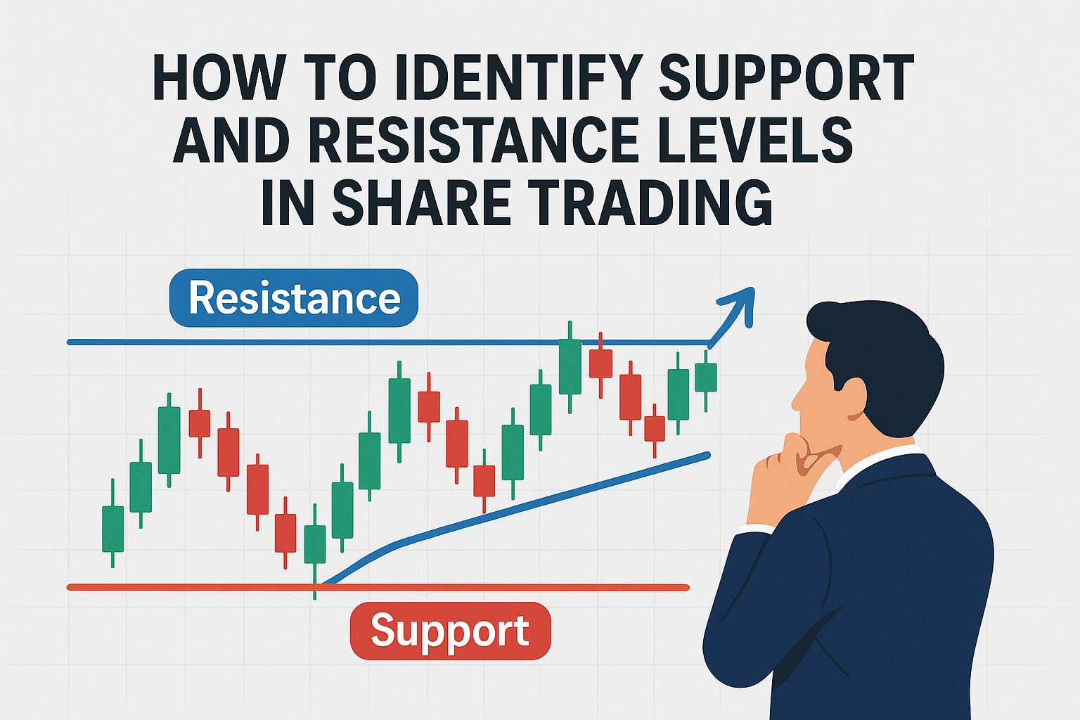 How to Identify Support and Resistance Levels in Share Trading