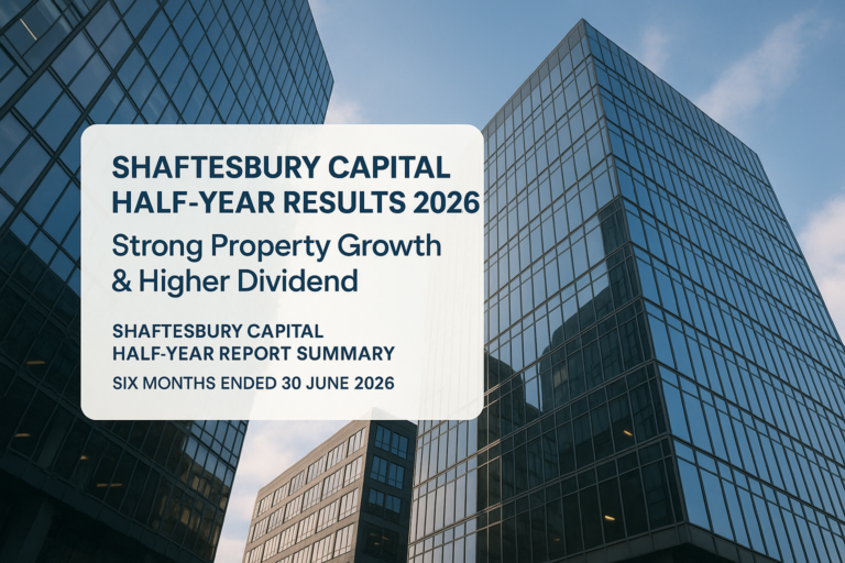 Shaftesbury Capital Half-Year Results 2026